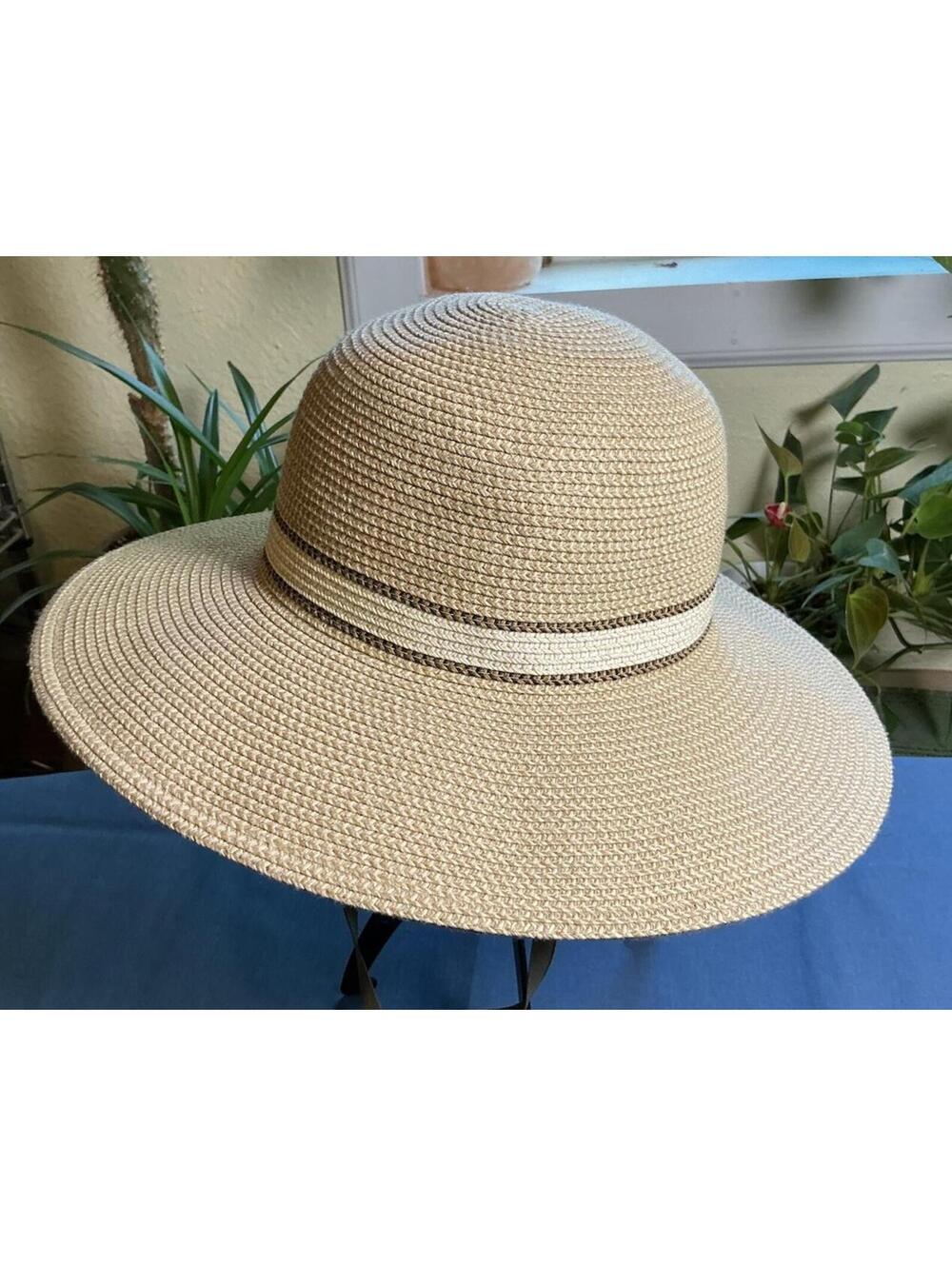 Solar Escape Women's Sun Floppy Hat Packable Beach Resort Vacation Pool
